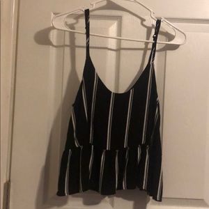 Black and white cute blouse